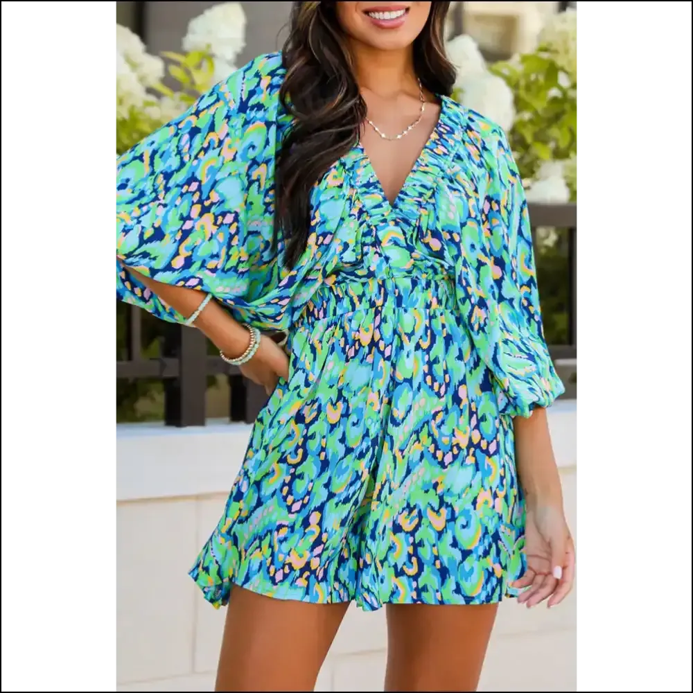 Pink Abstract Print Romper: Instant Awesome, just Add You! Needful Things 😉