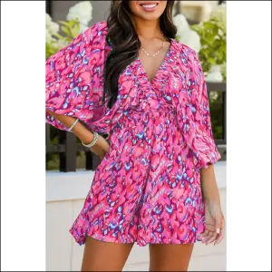 Pink Abstract Print Romper: Instant Awesome, just Add You! Needful Things 😉