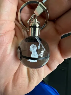 Pokemon Mew LED Light Up Keychain