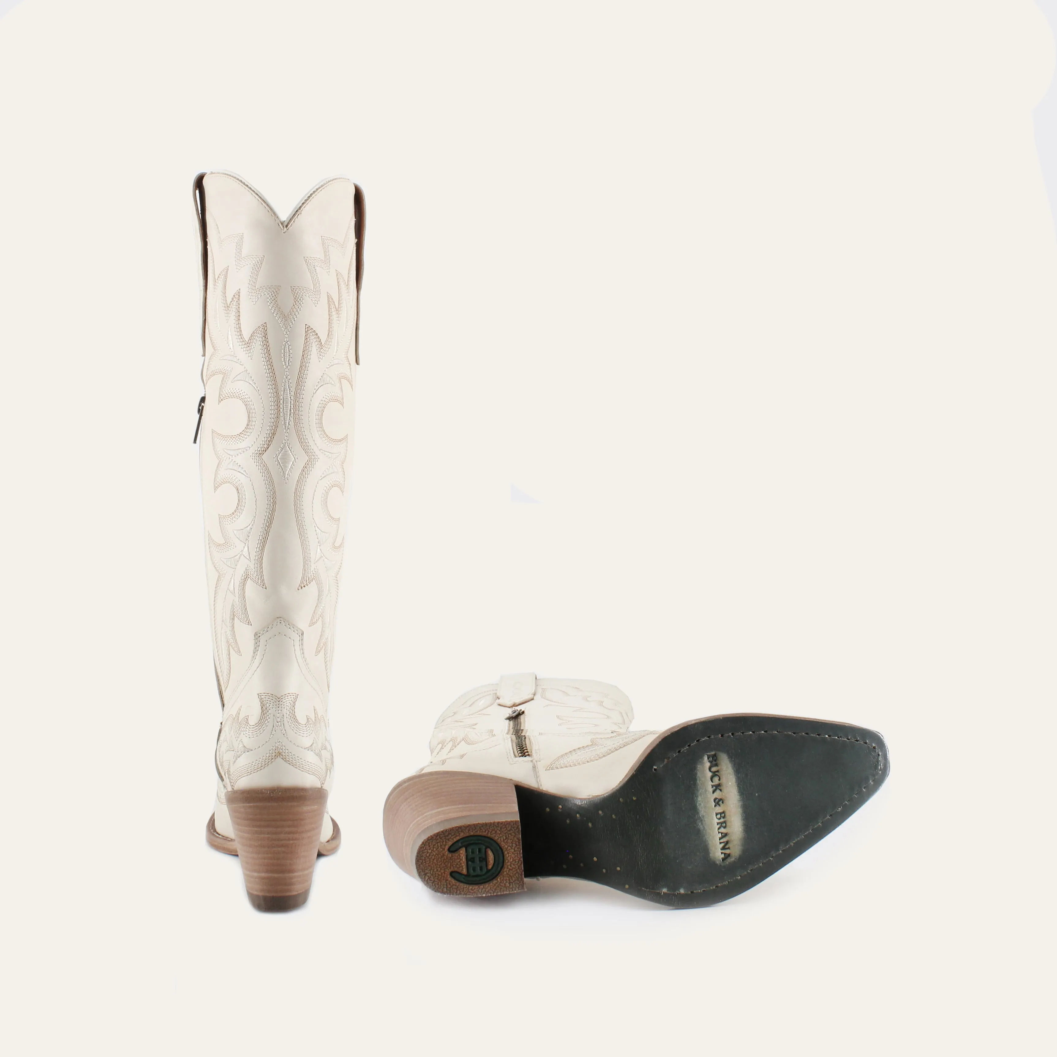 Samira Leather Cowgirl Boots - Chic Western Style & Comfort By Buck & Brana sam7600