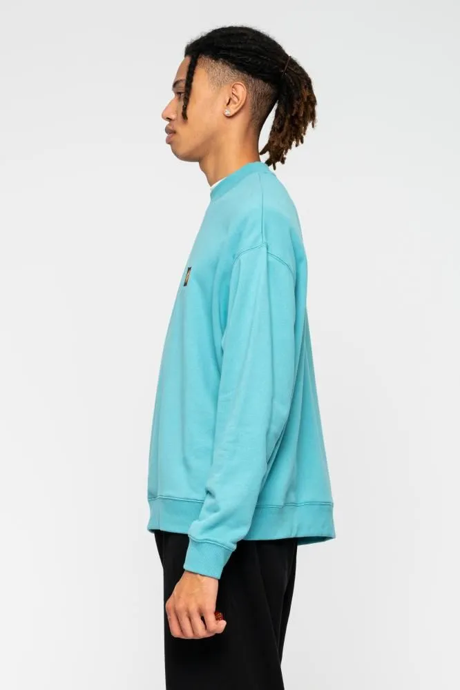 Santa Cruz Crew Classic Label Crew - Turquoise