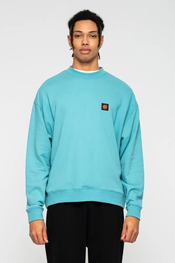 Santa Cruz Crew Classic Label Crew - Turquoise