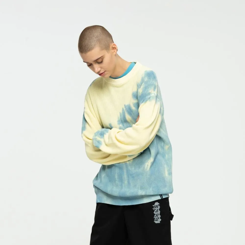 Santa Cruz Crew Day Glow Knit Crew - Cloud Dye