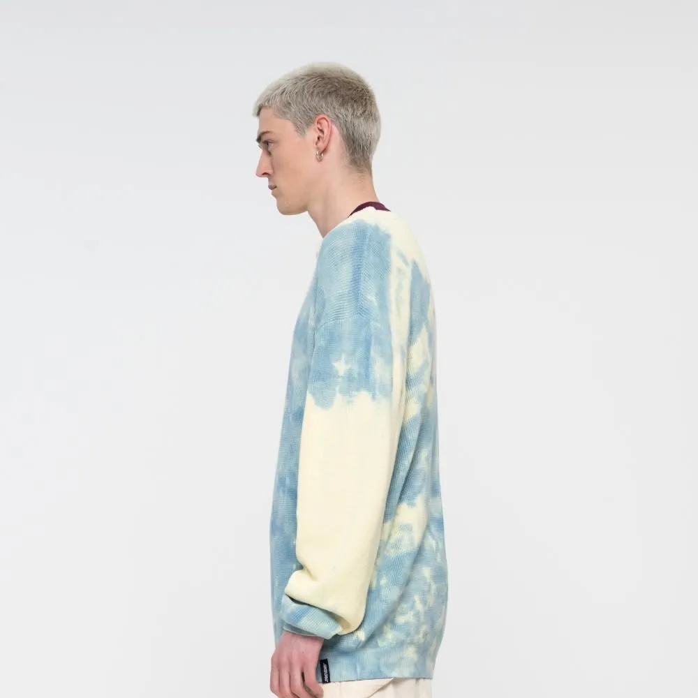 Santa Cruz Crew Day Glow Knit Crew - Cloud Dye