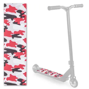 Scorpion Scooters - Scooter Pro Grip Tape - Fits 99% Scooters - Camo Series - Red/Grey