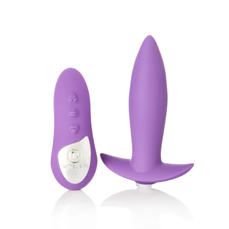 Sensuelle Remote Control Rechargeable 15 Function  Mini Plug - Purple