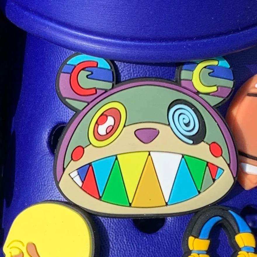 SHOE CHARMS - POP ART BEAR