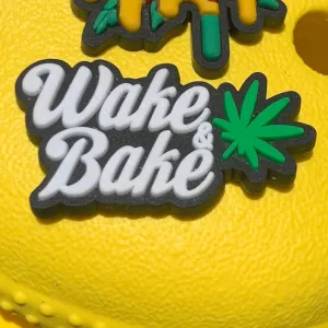 SHOE CHARMS - WAKE AND BAKE