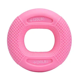 Silicone Adjustable Hand Grip 20-80LB Gripping Ring Finger Forearm Trainer Carpal Expander Muscle Workout Exercise Gym Fitness