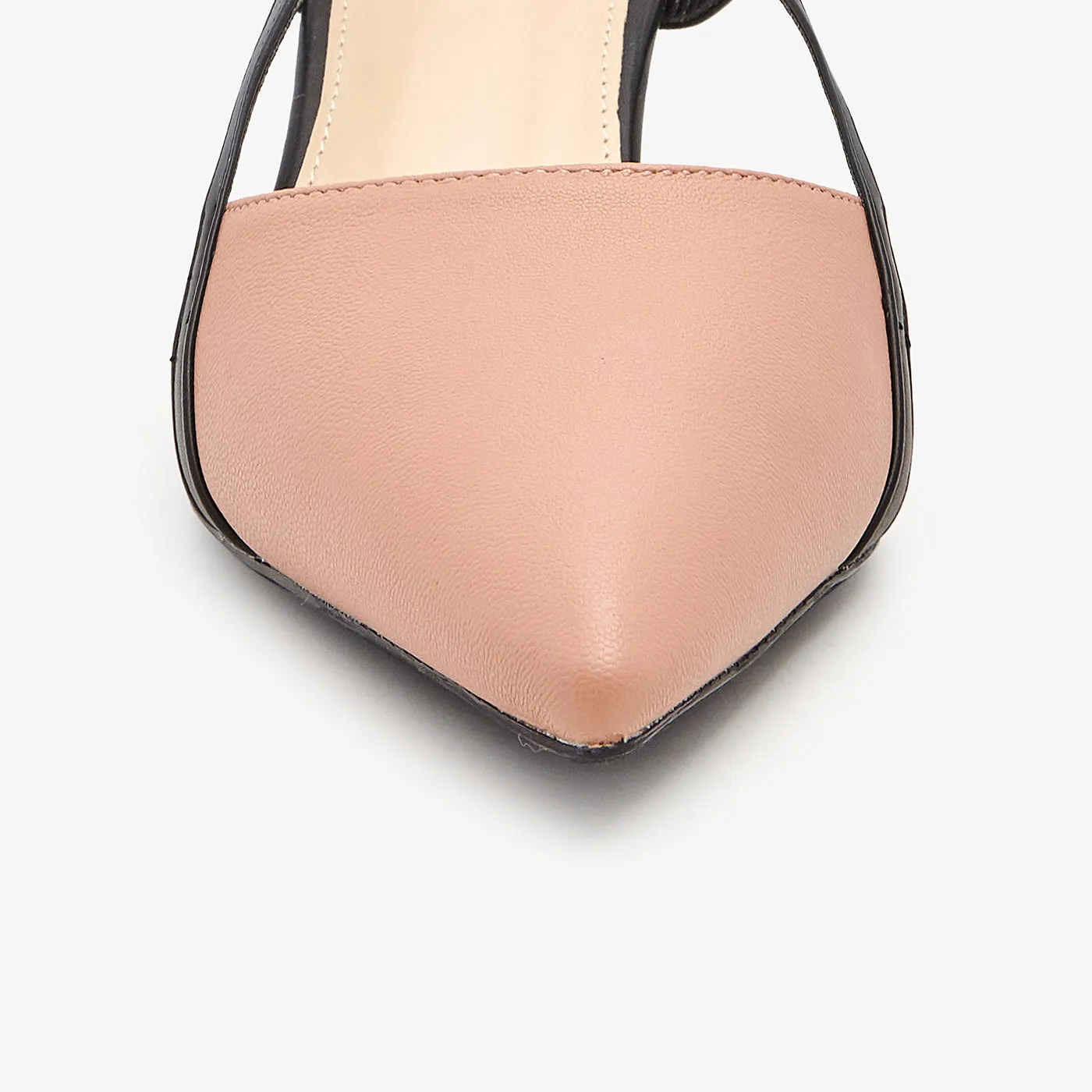 Sling Back Kitten Heels