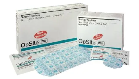 Smith and Nephew Inc Opsite Post-Op Dressing with Absorbent Pad 4-3/4" x 4", Waterproof, Latex-free (Box of 10 Each)