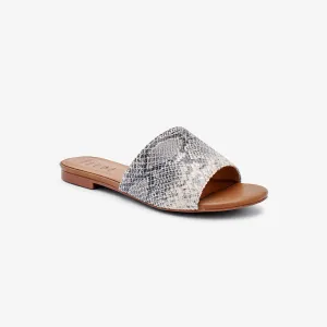 Snake Skin Textured Ladies  Chappals