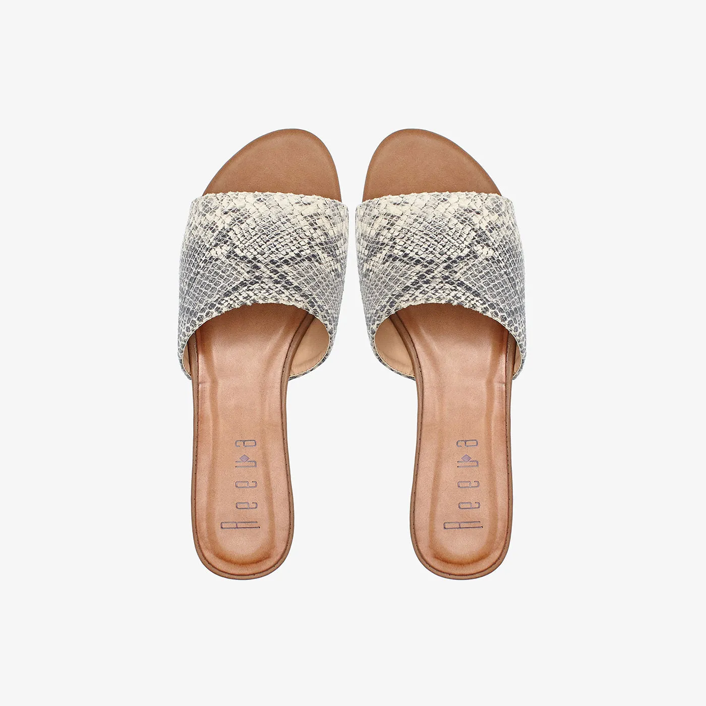 Snake Skin Textured Ladies  Chappals