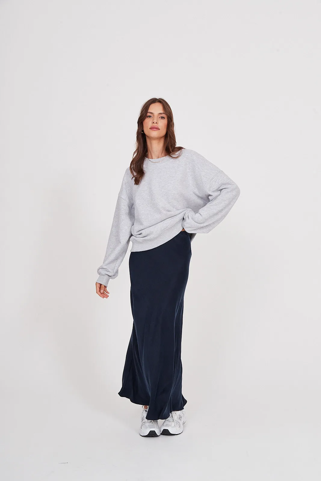 Spódnica Petra long navy
