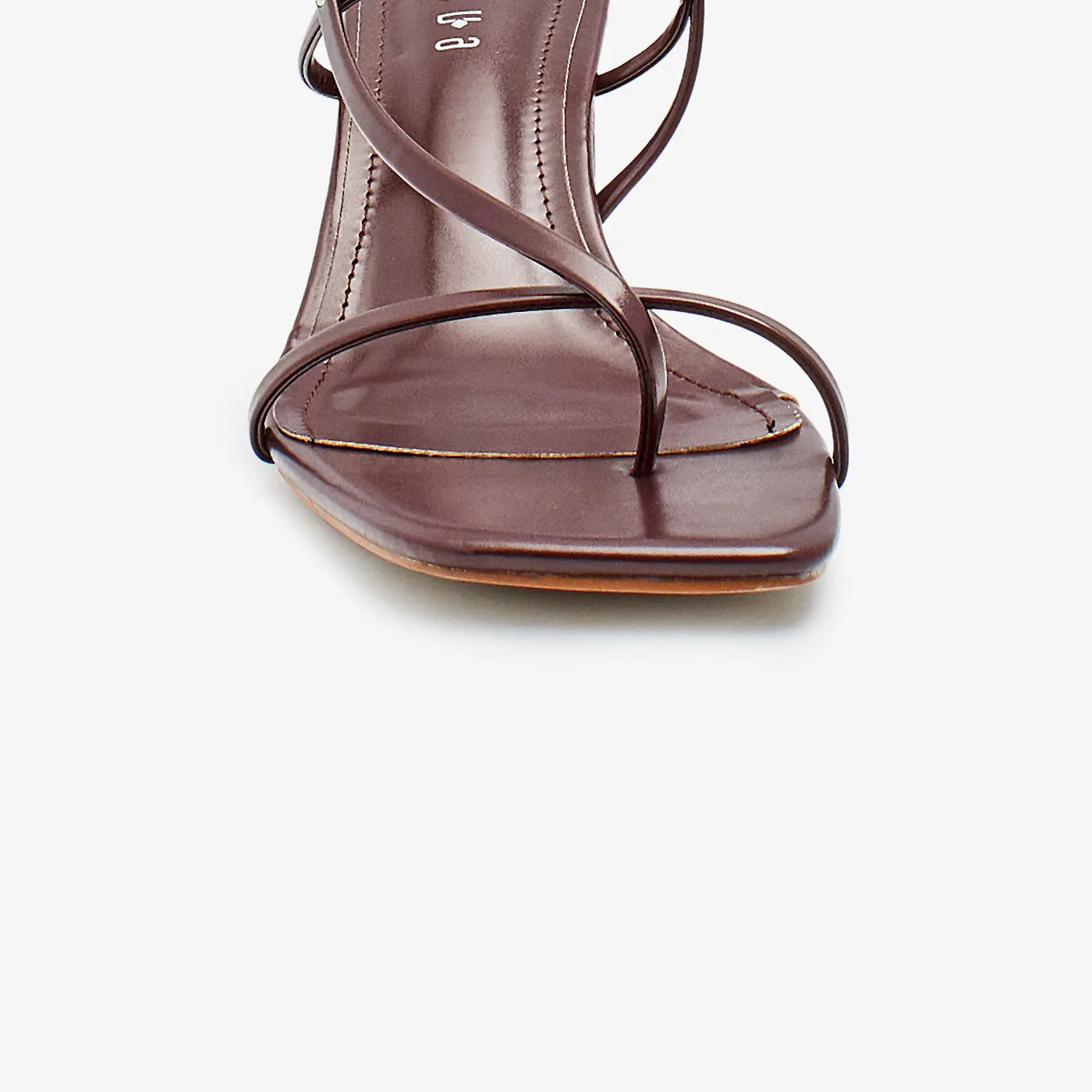 Square Ankle Strap Womens Heels