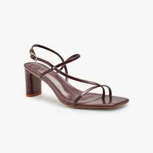 Square Ankle Strap Womens Heels