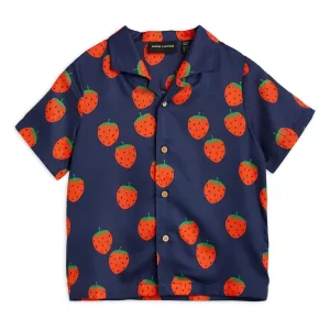 Strawberries Woven Shirt by Mini Rodini
