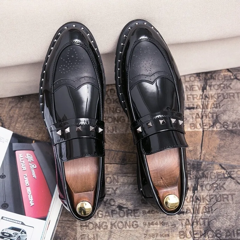 Studded Brogue Loafer