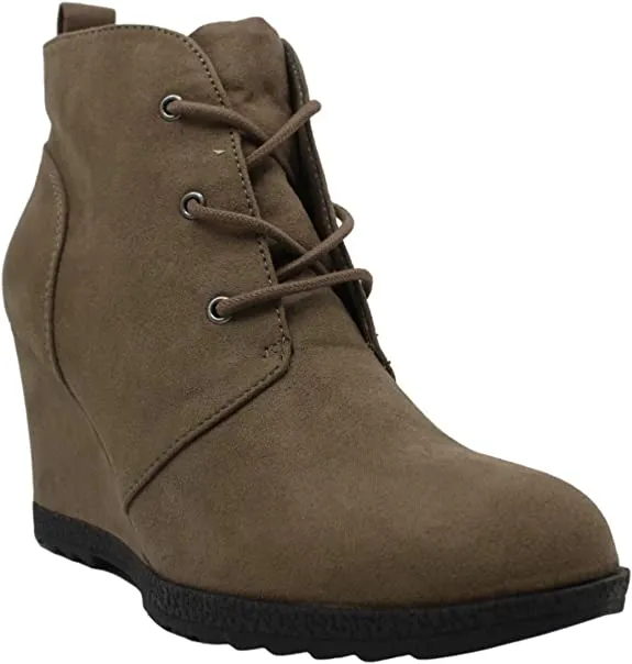 Sun   Stone Women's Kiraa Booties Taupe Micro 7M