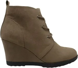 Sun   Stone Women's Kiraa Booties Taupe Micro 7M