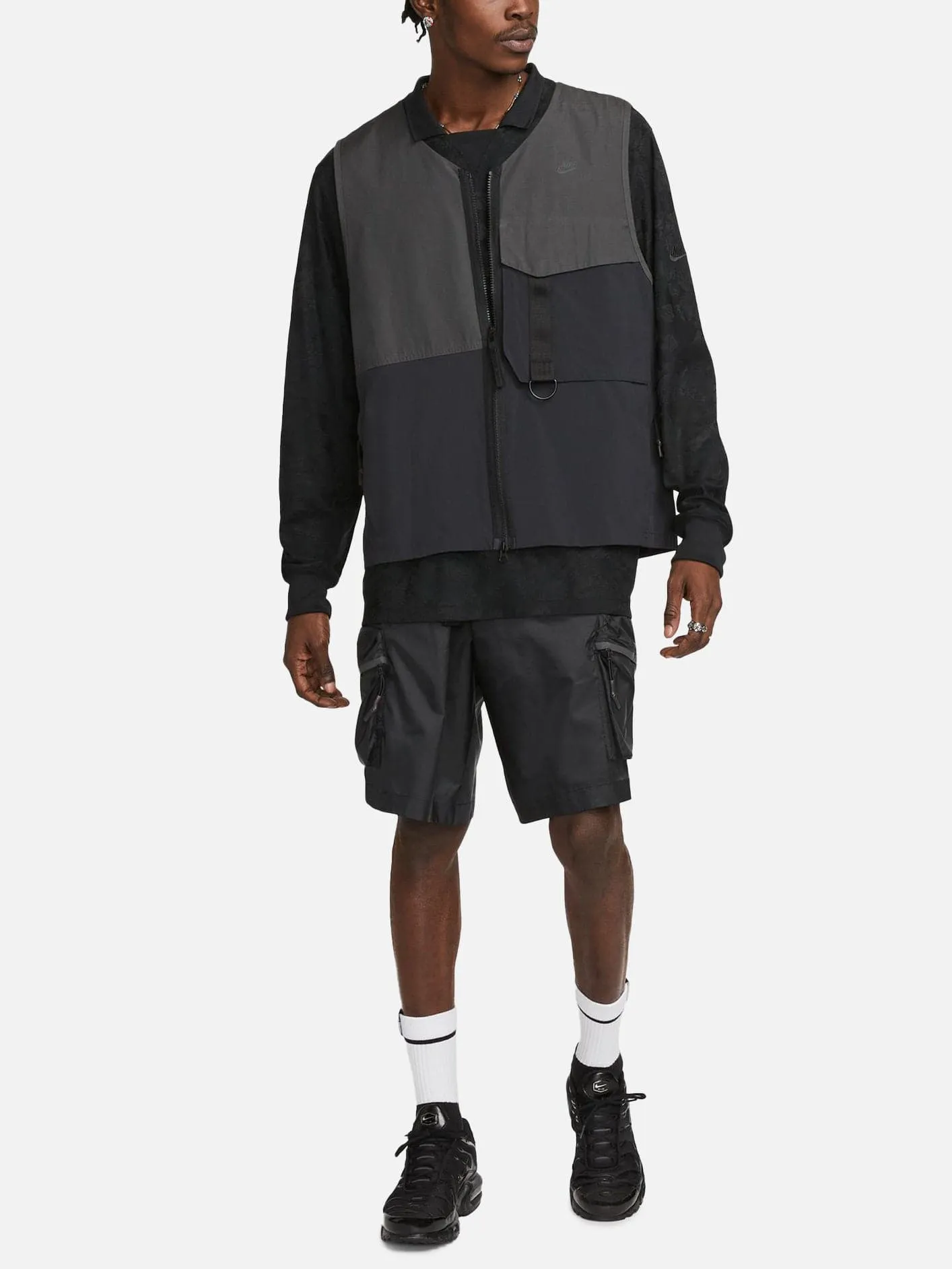 Tech Pack Woven Utility Short - Black