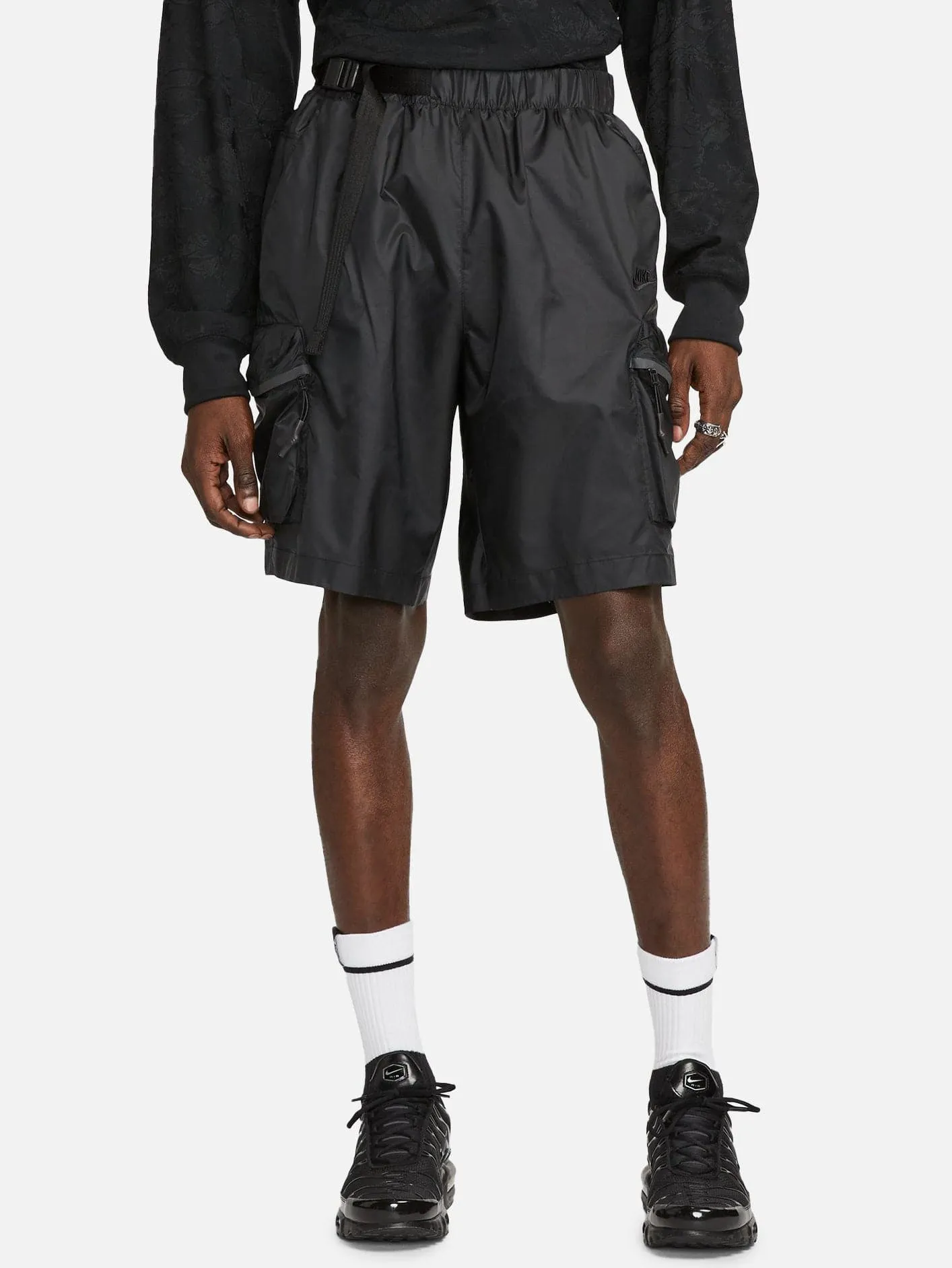 Tech Pack Woven Utility Short - Black