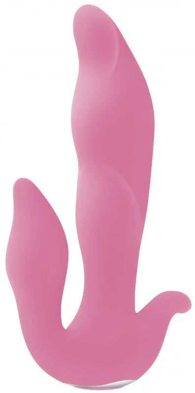 Triple Silicone Rechargeable Touch Massager