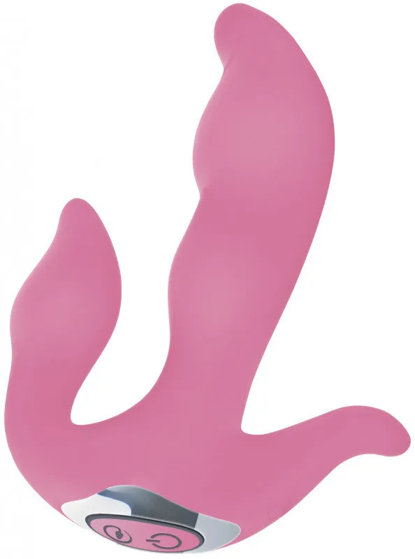 Triple Silicone Rechargeable Touch Massager