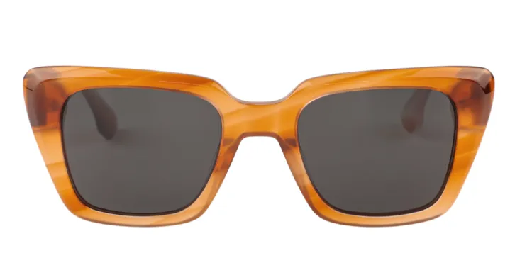 Valbruna / Acetate X Wood Series / Polarized Sunglasses / Amber