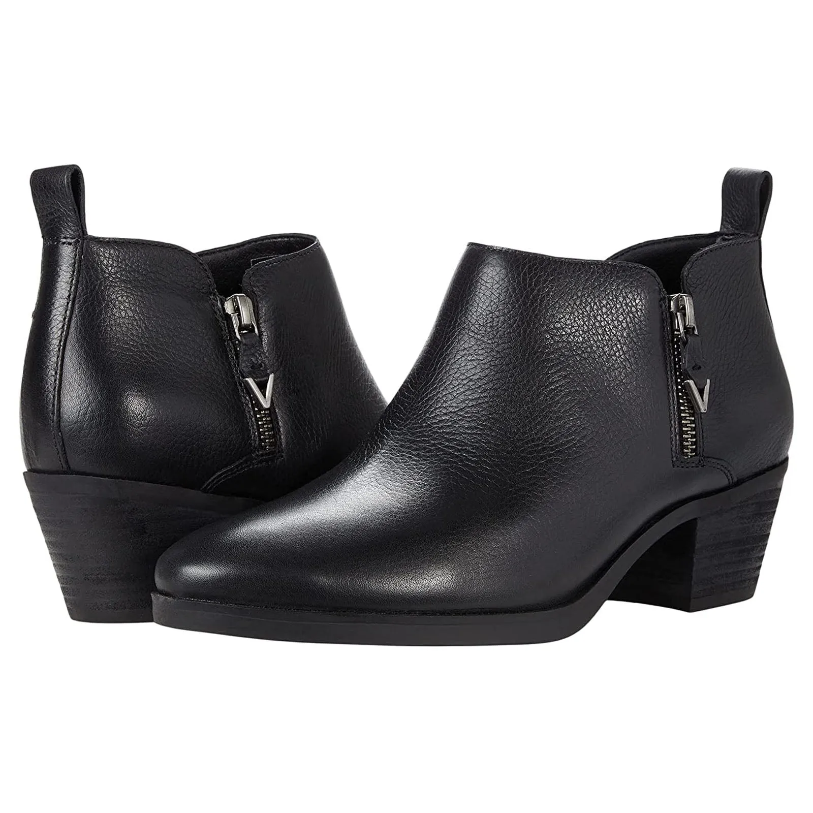 Vionic Cecily Leather Women's Heeled Ankle Boots
