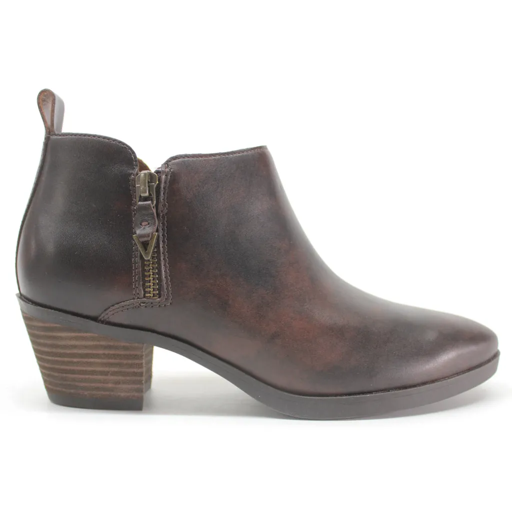 Vionic Cecily Leather Women's Heeled Ankle Boots