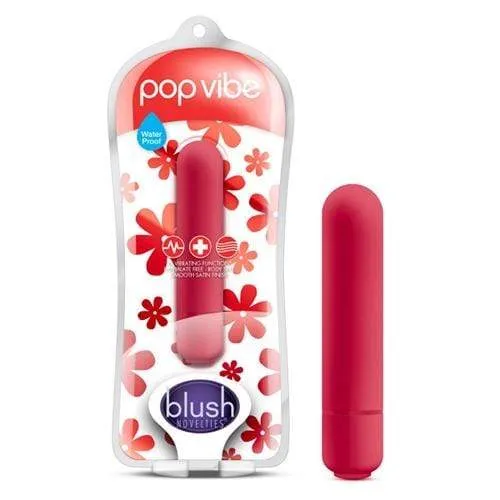 Vive Waterproof Pop Vibrator - Cherry
