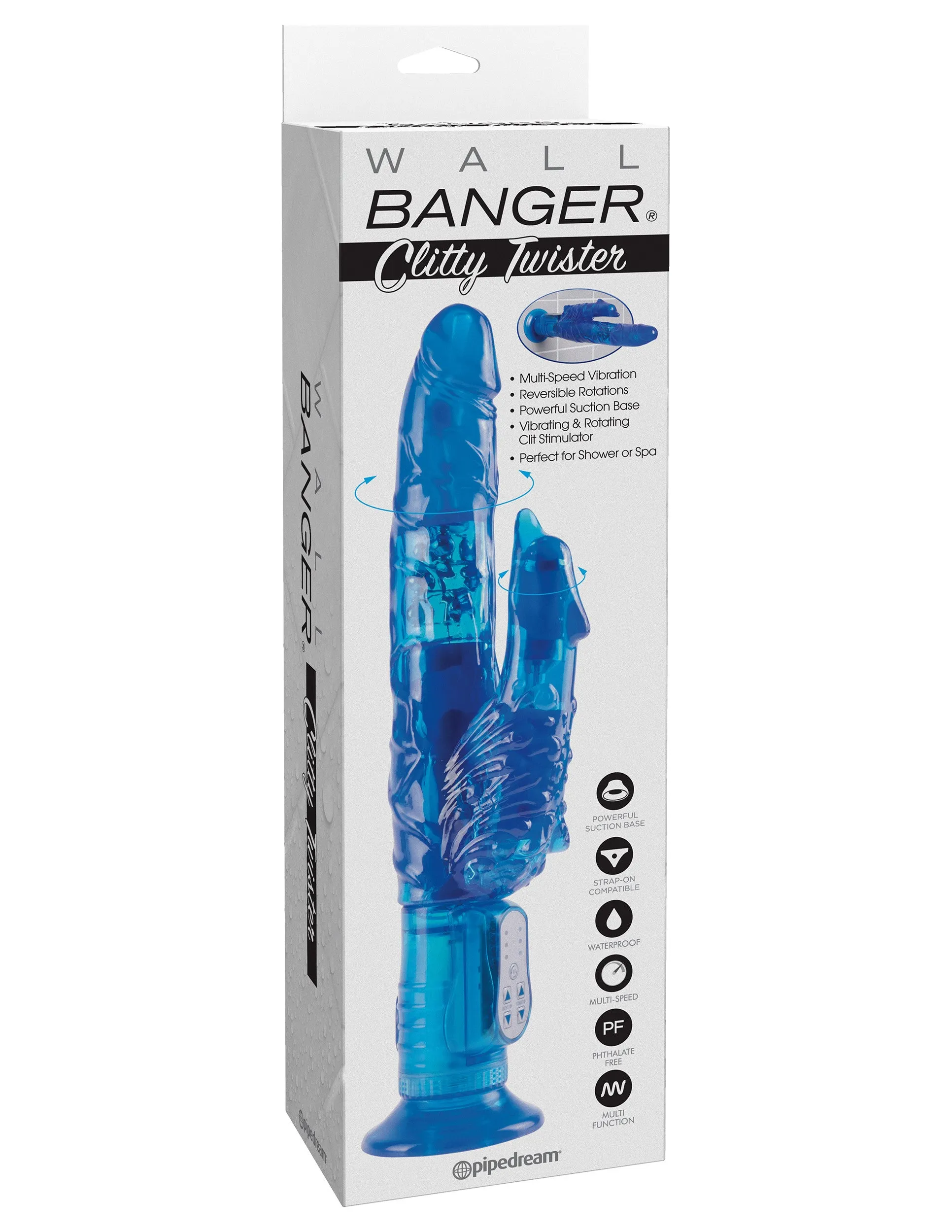 Wall Banger Clitty Twister - Blue