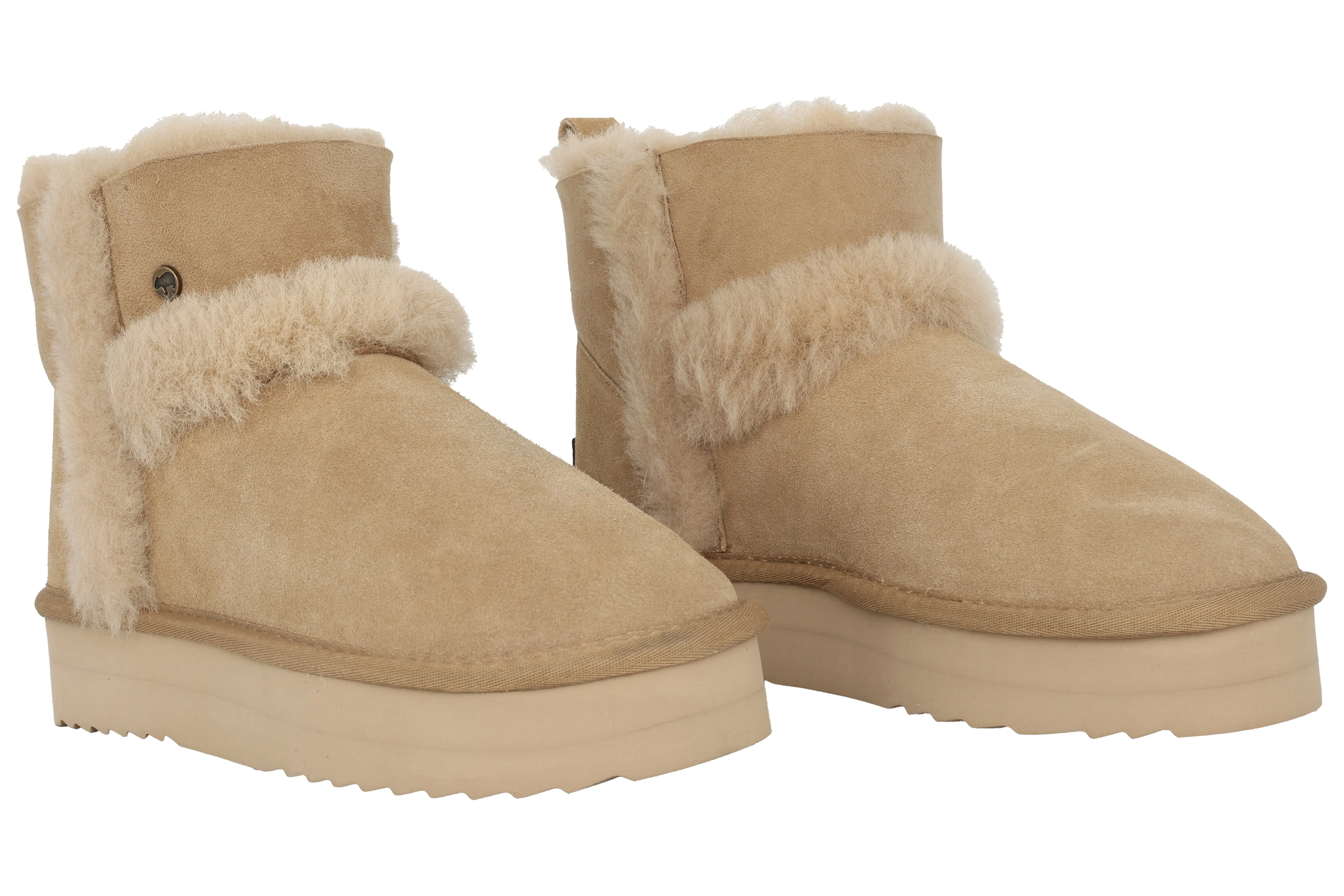 'Wallaby' women's warmlined boot - Beige