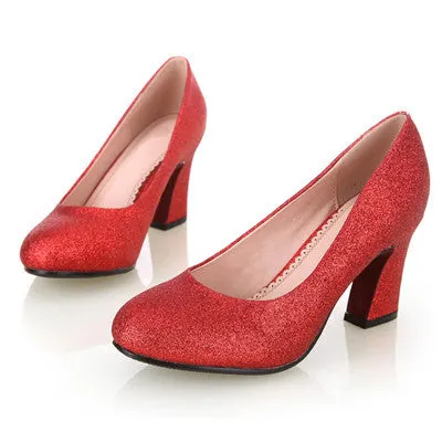 Weeding Women Shoes Women Gold High heel Shoes 3cm High Heels Shoes Party Shoe Pumps for women