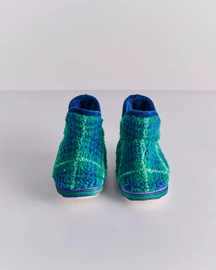 Wilderness Tartan Sherpa Kids Ankle Boot | Kip & Co
