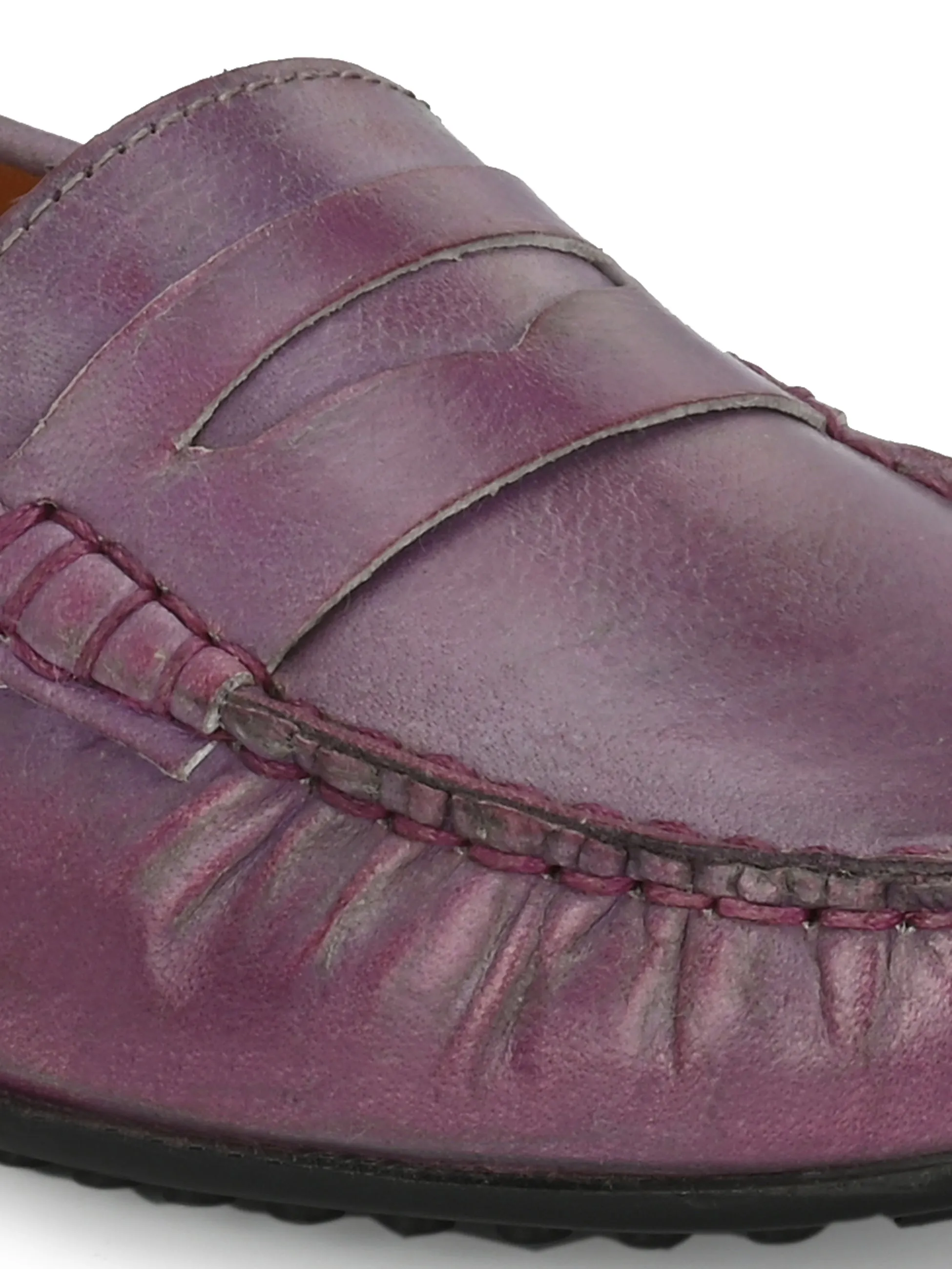 WOMEN LIGHT PURPLE COLOUR MOCCASIN SHOE