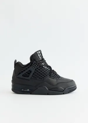 Women's Air Jordan 4 Net 'Black' Sneakers