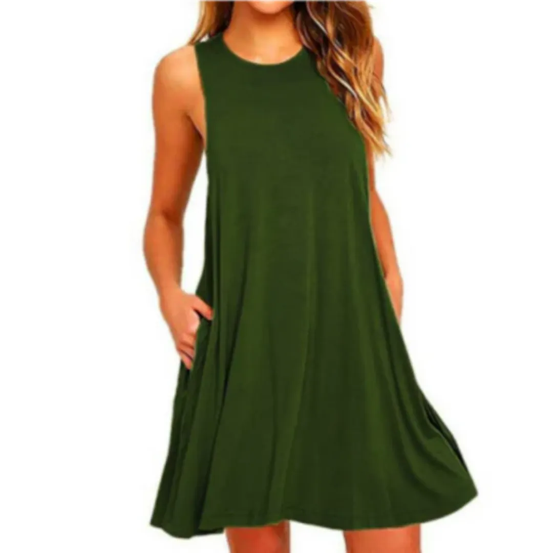 Women's Casual Summer Sleeveless Dress | Mini