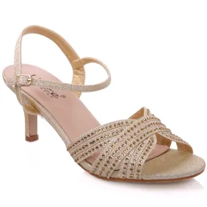 Womens ‘Jina’ Embellished Wedding Sandals
