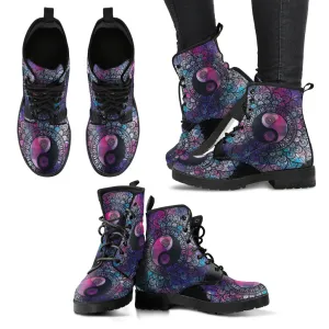 YinYang Mandala 4 Handcrafted Boots