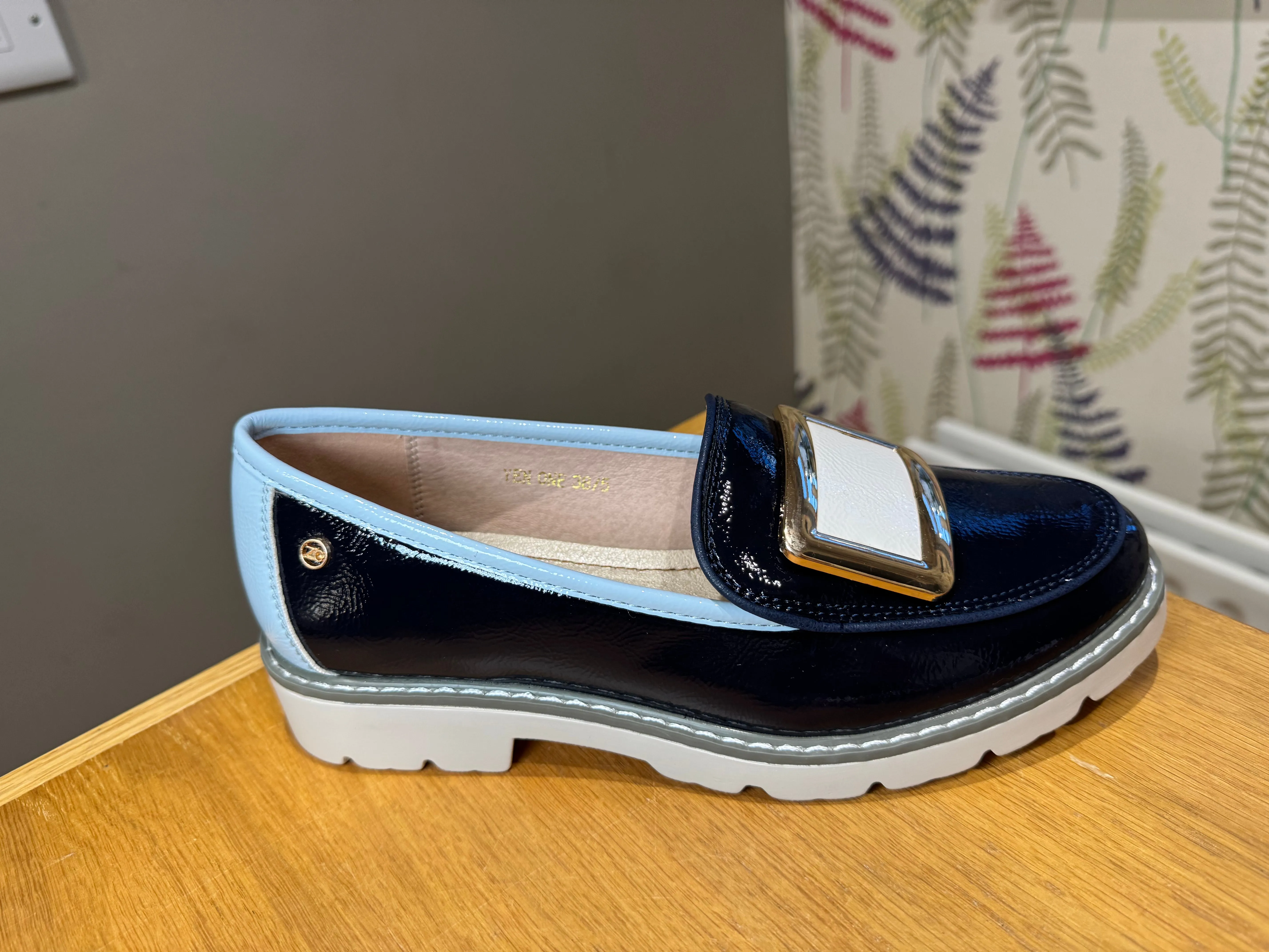 Zanni & Co Yen Cobalt Loafer