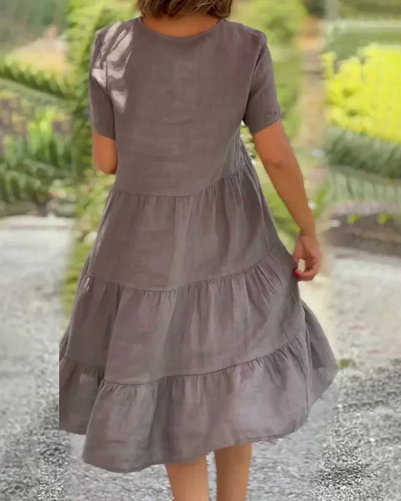 Zoey - Casual Summer V-neck Dress