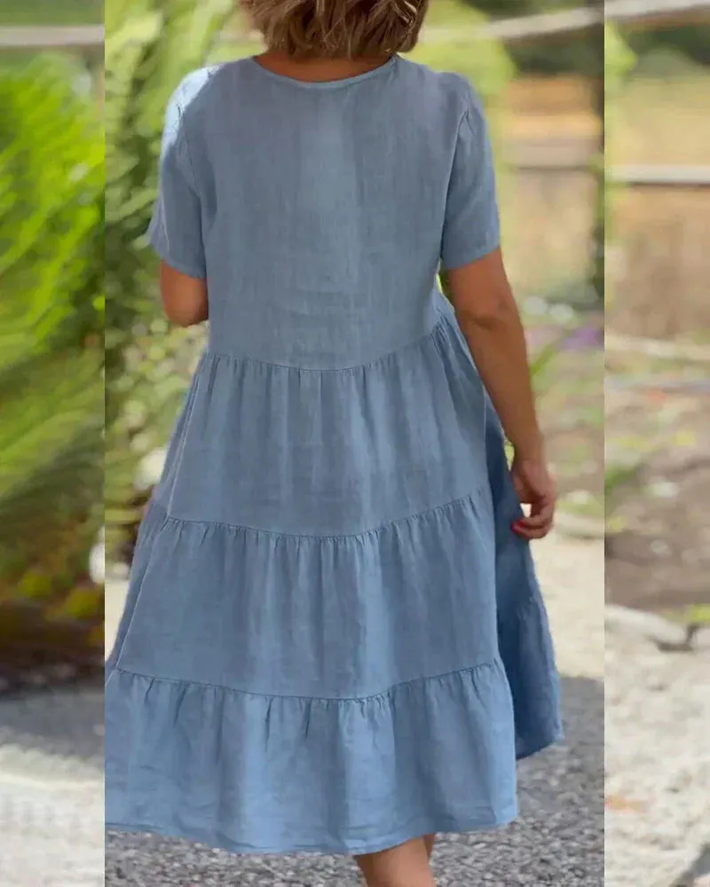 Zoey - Casual Summer V-neck Dress