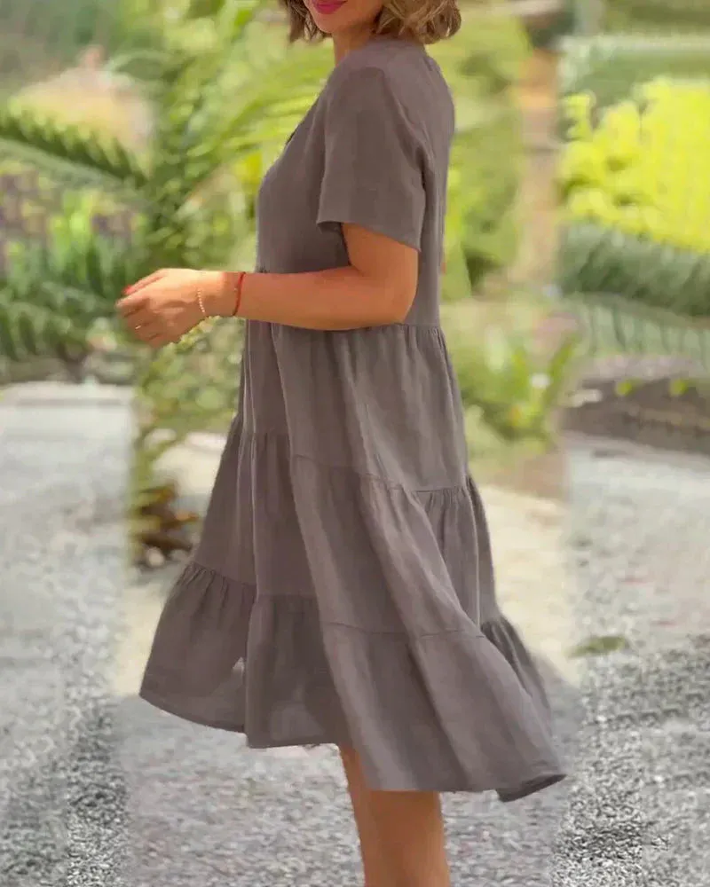 Zoey - Casual Summer V-neck Dress